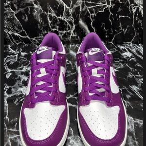 Nike Dunk Low Viotech Sneakers Size 7 boys/ 8.5 women